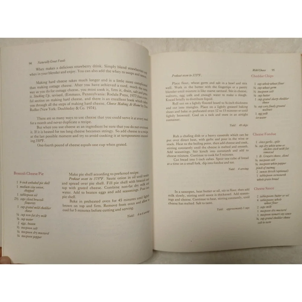 Rodale's‎ Naturally Great Food Cookbook - by Nancy Albright - 1977 Hardcover
